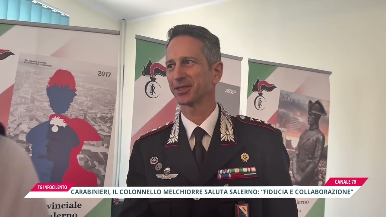 Carabinieri: il colonnello Melchiorre saluta Salerno: il bilancio dopo 4 anni