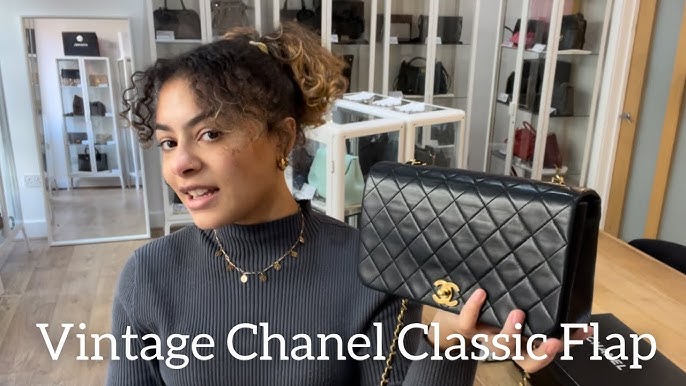 Chanel UNBOXING Vintage 1993 Classic Medium Flap 24K GHW Pastel Baby Blue Lambskin  Leather 