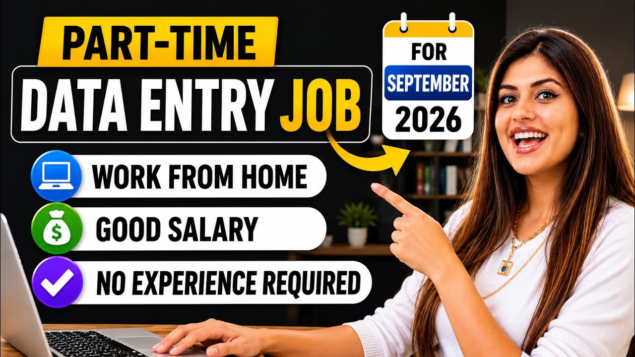 rewrite this title 🔴Part time – Data Entry Work from Home Job Announced | For September 2026 | Everyone can Apply 🔥 rewrite this title 🔴Part time – Data Entry Work from Home Job Announced | For September 2026 | Everyone can Apply 🔥