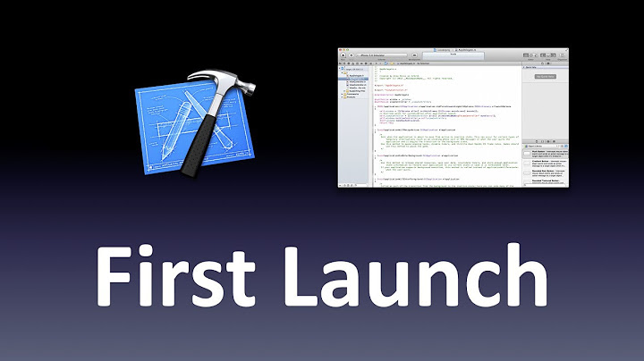 [Xcode] Detect First Launch