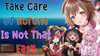 Taking Care of Korone is not that Easy!! Just Some Crazy Moments in Raft Collaboration