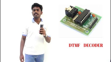 DTMF based pick and place robot