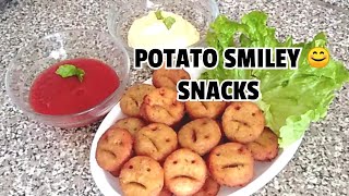 lockdownsnacks potatosnack smiley emoji HOW TO MAKE POTATO SMILEY SNACKS /Emoji Snacks Recipe