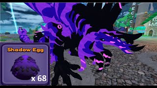 : Hatching 68 SHADOW EGGS in Dragon Adventures