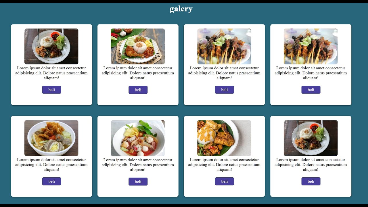 Creating Cards Design HTML & CSS - YouTube