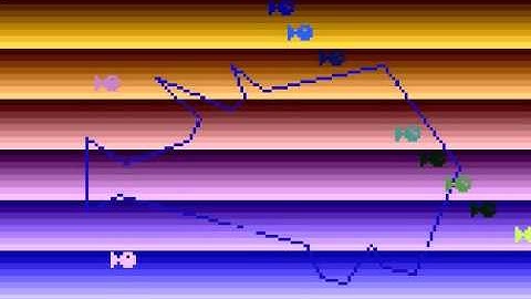 PigXLs Stage 6 - 128-Byte Atari 8-Bit Intro by JAC! of WUDSN (2010)