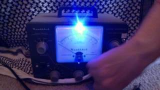 heathkit ag-9a oscillator mods circuit bending synthesizer demo video