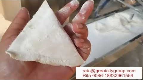 JD200 automatic samosa making machine video