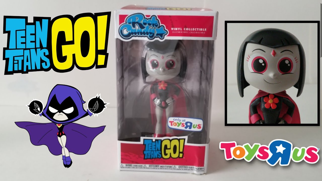 3 Vinyl Figures Funko Teen Titans Go Raven Rock Candy Toys R US Collectible for sale online 