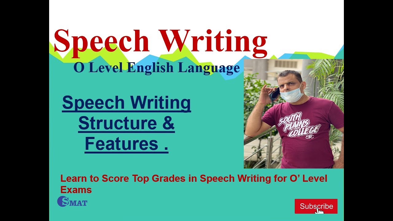 igcse speech writing format