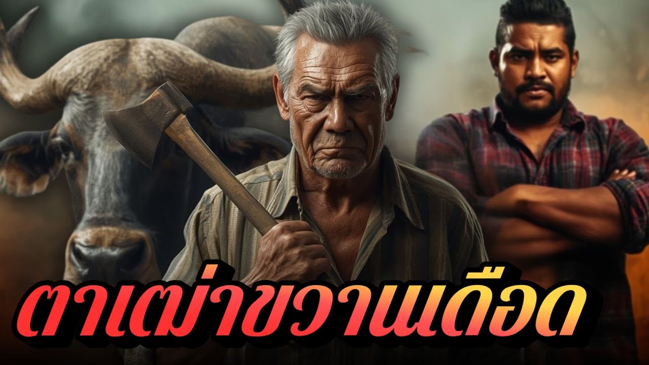 นิทาน ตาเฒ่าขวานเดือด เมื่อที่นาและควายที่รัก ต้องมาถูกเผาทำลาย ถึงจะแก่แต่เขาก็ยังสู้ไหว!!!