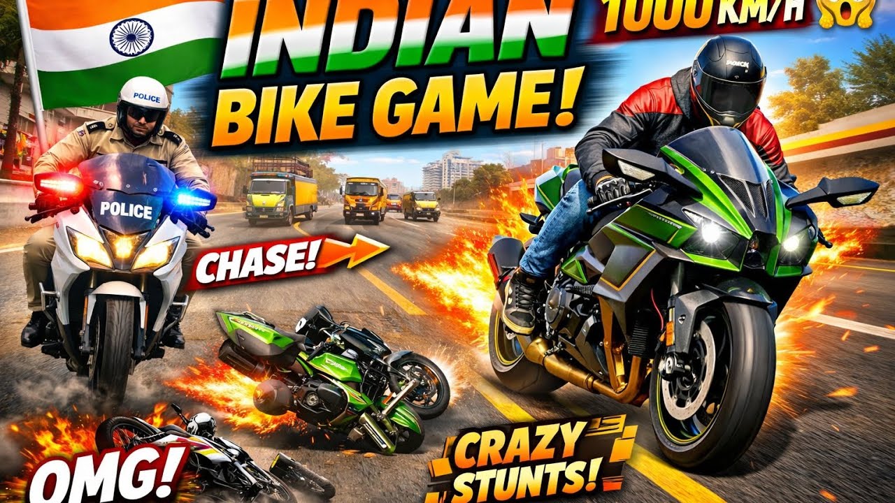 🔥 Indian Bike Riding Game Gameplay 🔥Aaj ki video mein humne try kiya ...