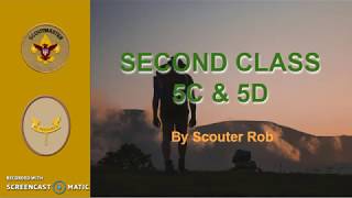 BSA SECOND CLASS RANK REQUIREMENT 5C AND 5D