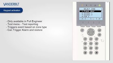 Vanderbilt SPC - how to test reporting signalling without bells