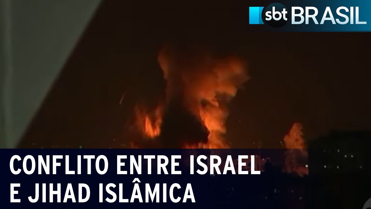 Israelenses e palestinos concordam com cessar-fogo | SBT Brasil (08/08/22)