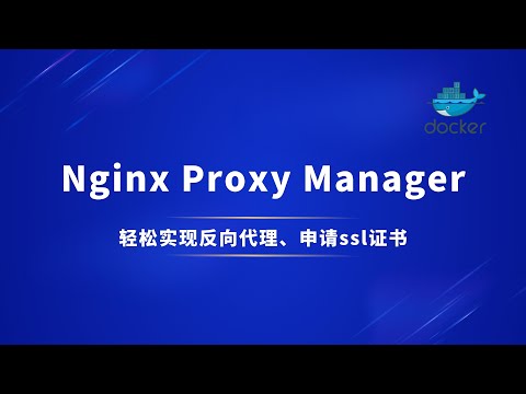 Docker轻松搭建Nginx Proxy Manager，How-To Installation and Configuration，轻松实现反向代理和申请ssl安全证书，并实现证书自动续期