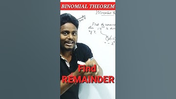 Binomial Theorem | Find Remainder(Part 2) #Jee main Advanced