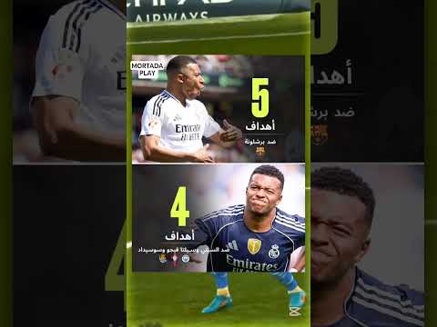 أكثر الأندية التي سجل عليها مبابي مع ريال مدريد  