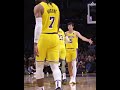 LeBron splits the defense and finishes at the rim