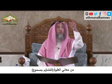 380/205 من معاني الطيرة التشاؤم بمسموع شرح كتاب مختصر العقيدة مجزء - الشيخ الدكتور عثمان الخميس