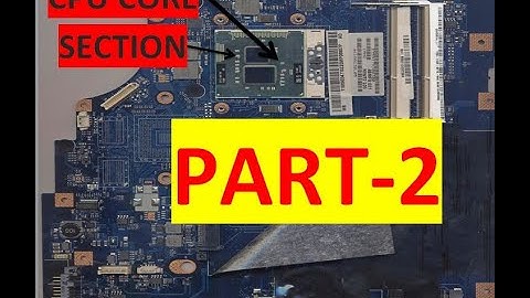 Vrm Section (Core section) Chip Level Laptop Repair In Hindi PART-2