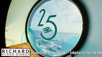 Disney Cruise Line Europe Vlog 2023 - Episode 1 - Disney Dream - Embarkation Day & Day at sea