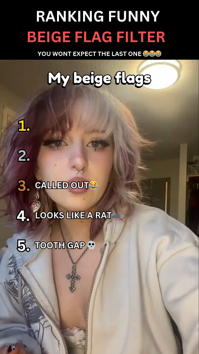 Funny Beige Flag Filter REACTIONS #shorts #funny