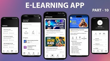 Complete Flutter E-Learning App – Beautiful Home Screen UI | Speed Code (Part 10) | 2025