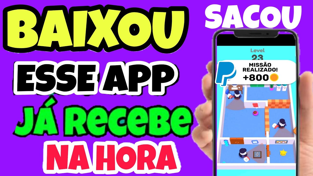 BAIXOU JA FAZ O SAQUE! APP QUE PAGA NA HORA TODO MUNDO