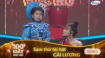 100 Giây Rực Rỡ mùa 2 | Ứng xử nuốt mic của Khả Hân khiến Sam điêu đứng