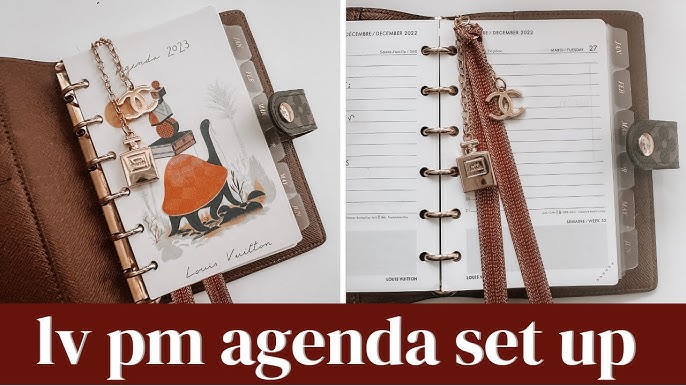 Louis Vuitton 2020-21FW 2021 Small Functional Weekly Agenda Refill (RA4251)