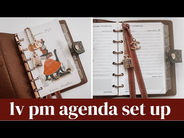 2023 FITS Louis Vuitton GM Large Agenda Refill Insert Calendar +50 Filler  Pages
