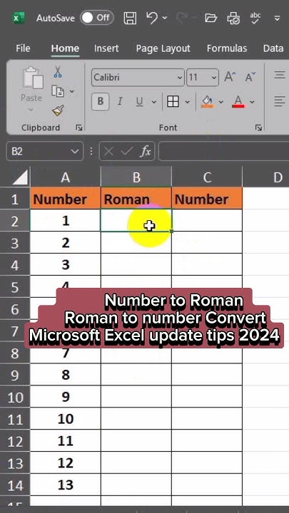 Number To Roman Roman To Number Convert Microsoft Excel Update Tips number-to-roman-roman-to-number-convert-microsoft-excel-update-tips