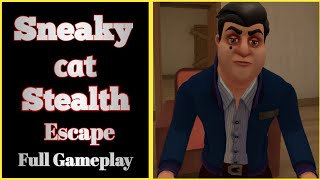 Sneaky Cat Stealth Escape Full Gameplay 😱 screenshot 4