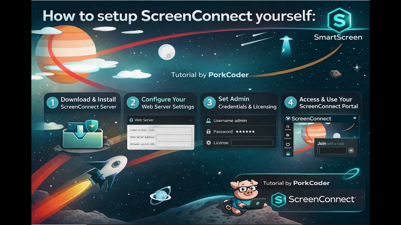 How to Set Up ScreenConnect Quick Guide - YouTube