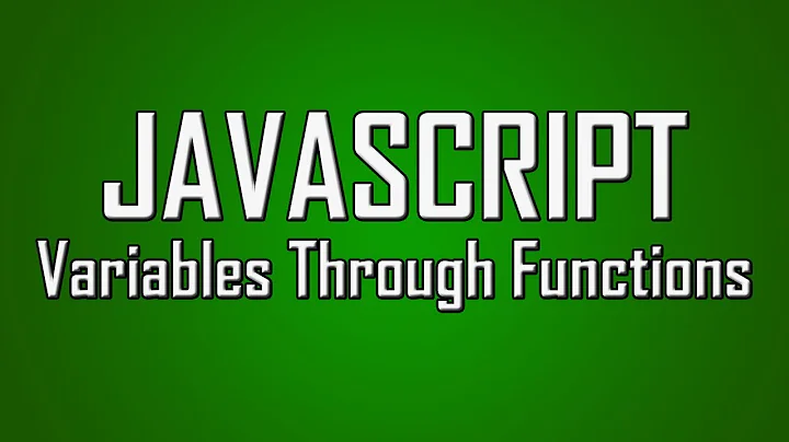 Learn JavaScript - #13 - Passing Variables Through Functions [1080p]