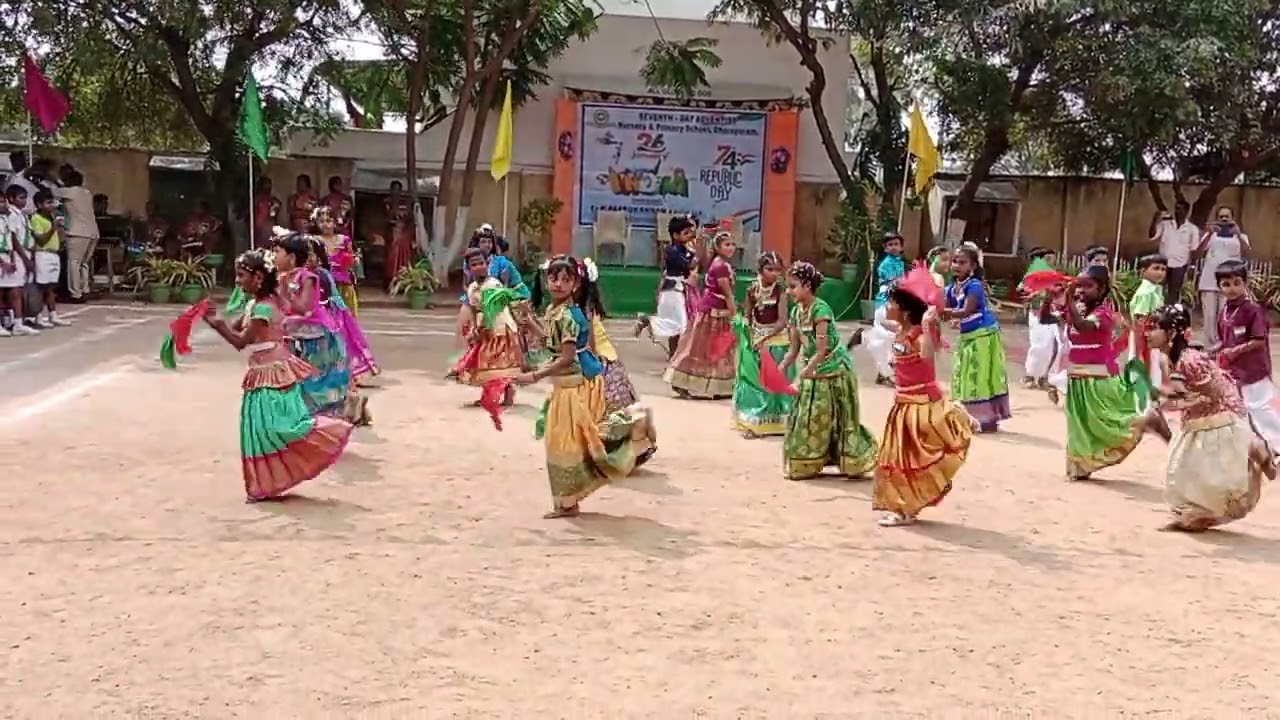 Dance by 2nd and 3rd standard children