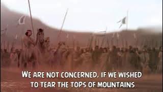 Ma Wahanna - with English translation / We have not despaired, we are the descendants of al-Muthanna