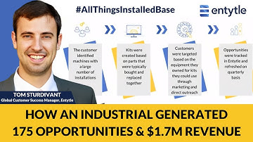Predictive Maintenance Opportunities using AI on Installed Base data
