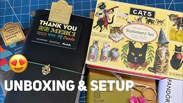 New Traveler’s Notebook unboxing & setup 😍📓 