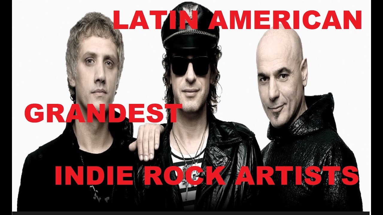 The most popular rock alternative bands in latin america