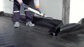 Lineflex Epdm Membran Ile Teras Çatılarda Parapet Malzeme Uygulaması