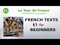 French texts for beginners  le tour de france