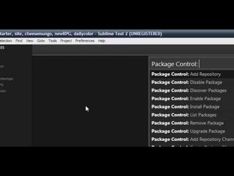 Sublime Text 2 - How to and Plugins