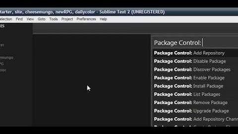 Sublime Text 2 - How to and Plugins
