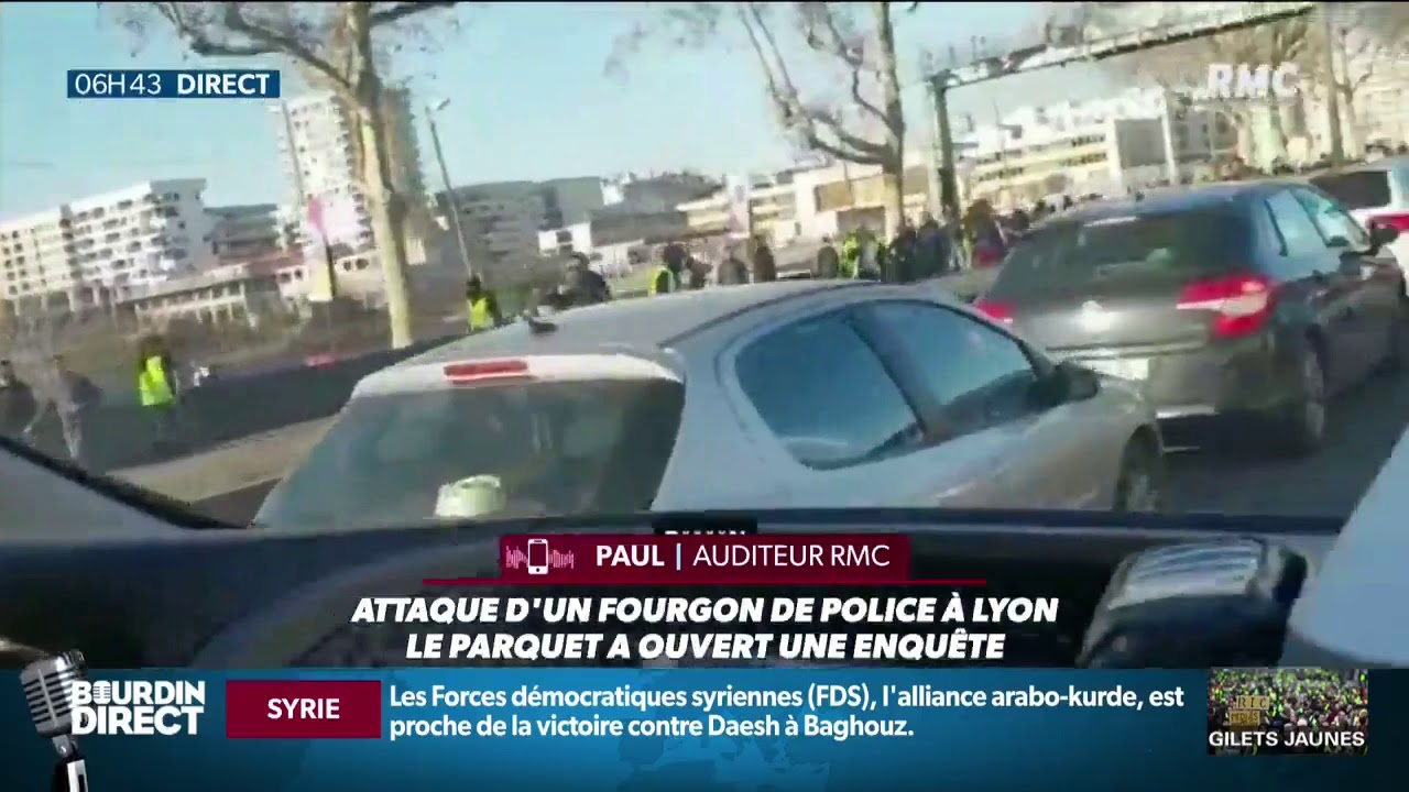 Fourgon CRS attaqué: 