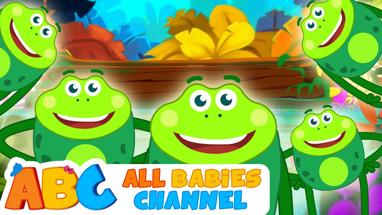 Five Little Speckled Frogs | Nursery Rhymes and Kids Songs | Songs for Children | All Babies Channel