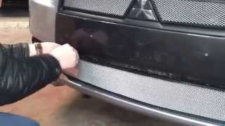 Защитная решетка радиатора Mitsubishi Lancer 10 инструкция по установке radiator guard tuning grill
