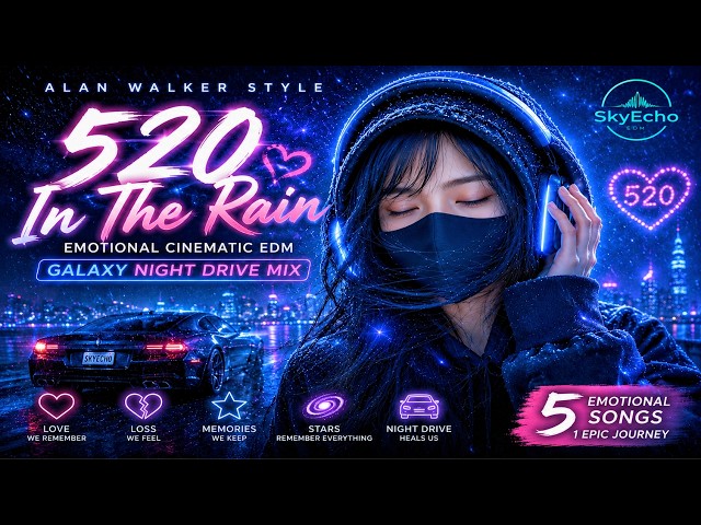 🎧 Alan Walker Style Emotional Cinematic EDM 🌧 520 In the Rain
