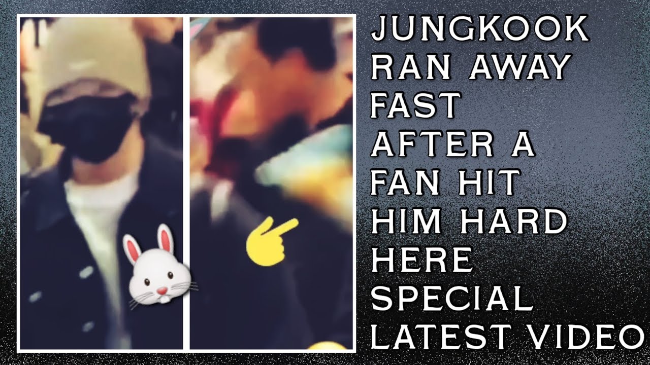 Bts V Ran Away From Fans